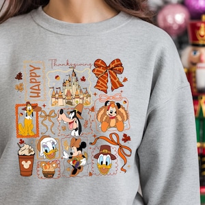 Disney Mickey Thanksgiving Party 2025 Baby Shirt Crop , Disney Mickey And Friends Baby Shirt, Thanksgiving Baby Shirt, Disneyland Fall Shirt