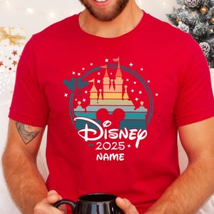 Disney Castle 2025 Shirts, Disney Family Matching T-shirt, Custom Disney Family 2025 Tee, Disney Trip Tee, 2025 Disney Family Vacation Shirt