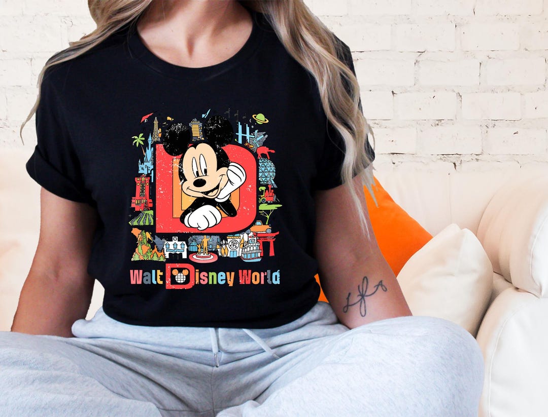 Retro Walt Disney World Shirt, Mickey Shirt, Disneyworld Shirt, Mickey and  Friends Shirt, Disney 2025 Trip Shirt