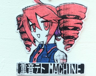 Grunge Kasane Teto Sticker - Teto Machine