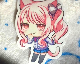 Kitty Cat Mizuki Akiyama Sticker