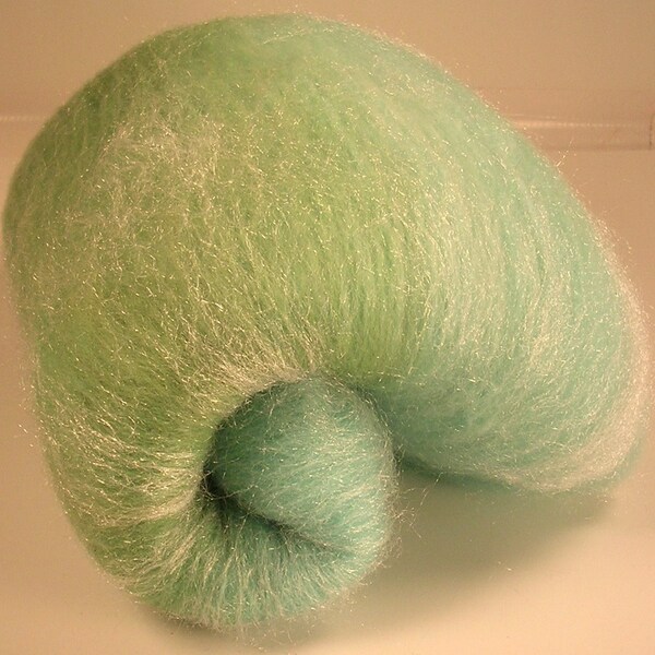 Sweet Mint -Wool Batt 2.8oz