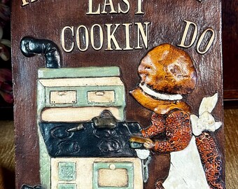 Vintage Cottagecore 3d Wall Hanging Cutting Board Art Grandmacore Boho