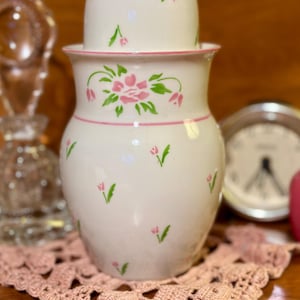 Vintage Ceramic Carafe Teleflora 1985 W/Cup