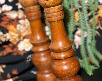 ヴィンテージ木製ソルト＆ペッパーシェーカー - Etsy 日本