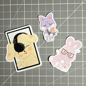 Ateez Aniteez stickers | Cute K-pop Fanart Stickers | K-pop character Sticker | Ateez Merch | Aniteez Stickers | K-pop Gift
