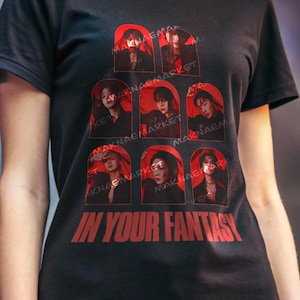 ATEEZ 2025 World Tour In Your Fantasy T-shirt | K-pop Concert Tee | ATEEZ Members | K-pop Fan Shirt | Atiny Gift