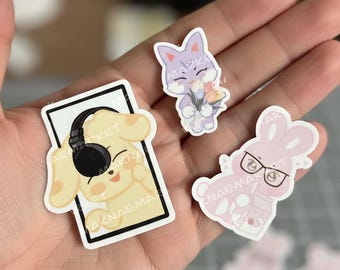 Ateez Aniteez-stickers | Leuke K-pop fanartstickers | Sticker K-pop-personage | Ateez-merchandise | Aniteez-stickers | K-pop-cadeau