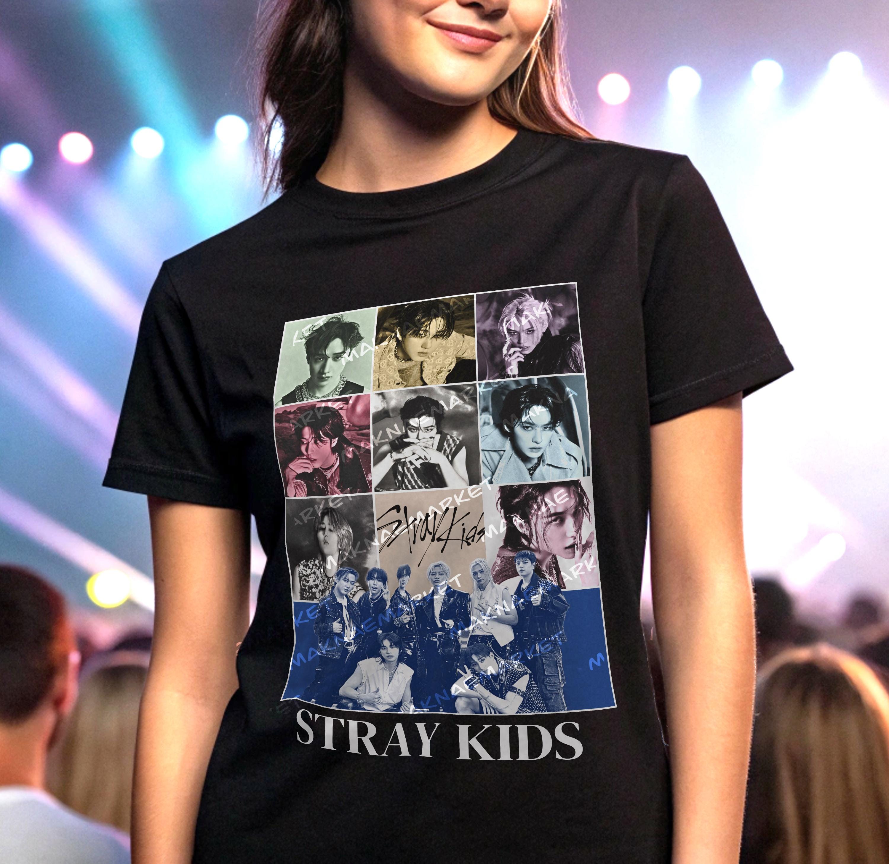 Stray Kids T-shirt | K-pop Concert Tee | SKZ Members | K-pop Fan