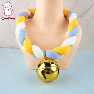 Fursuit Collar Bell, Fursuit Accessory, Costume Furry Cosplay Prop Dog, Furry Collar Cat Collar with Bell, Fursuit Necklace, Gifts For Furry