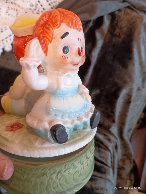 ヴィンテージ 1970年代 価格 日本製 ラガディ・アン＆アンディ 陶器