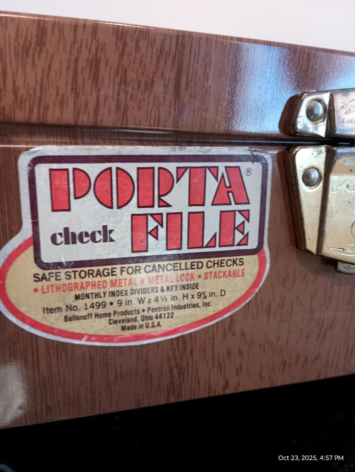 Porta Check File - Etsy
