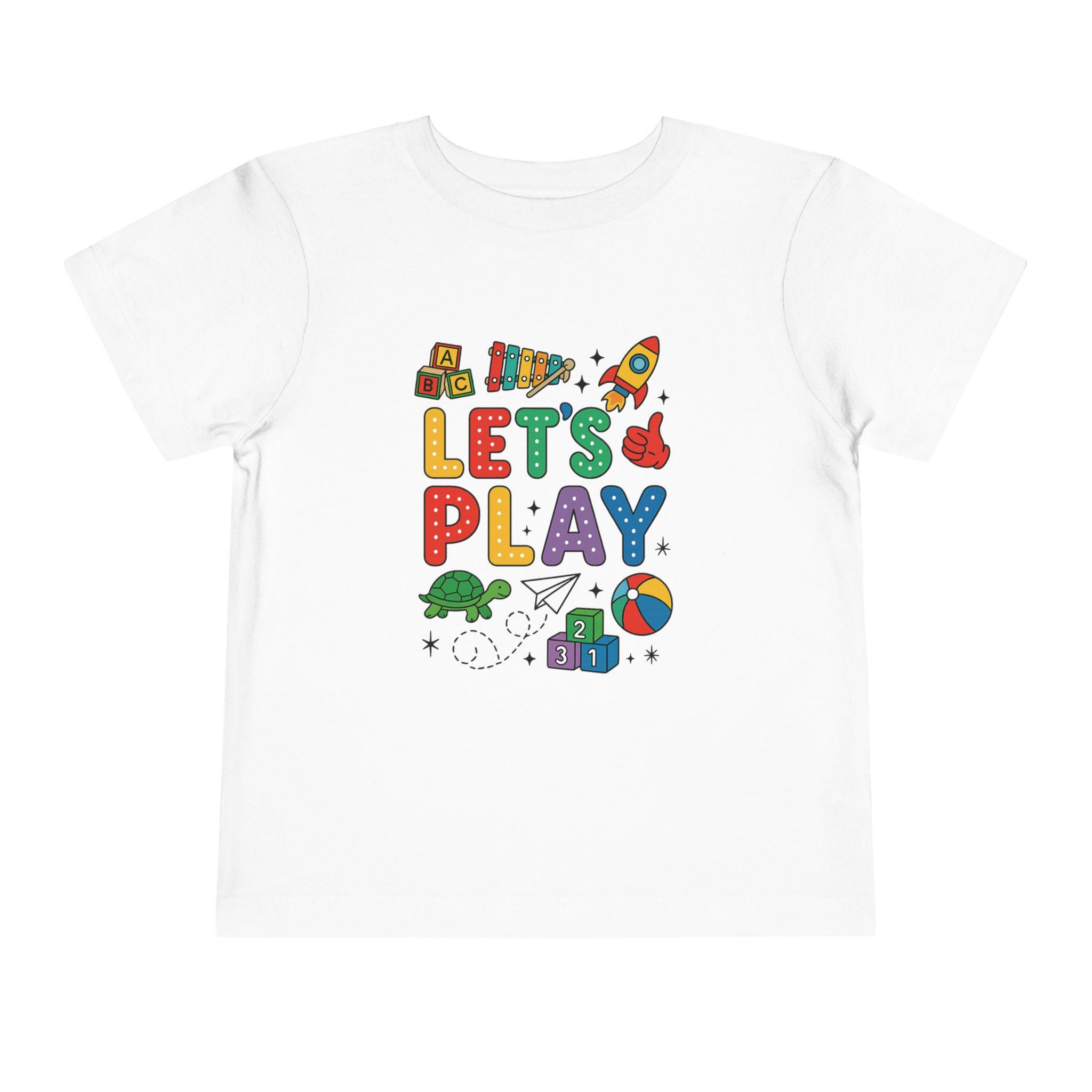Elevate your toddler&#39;s wardrobe with this playful short sleeve tee...