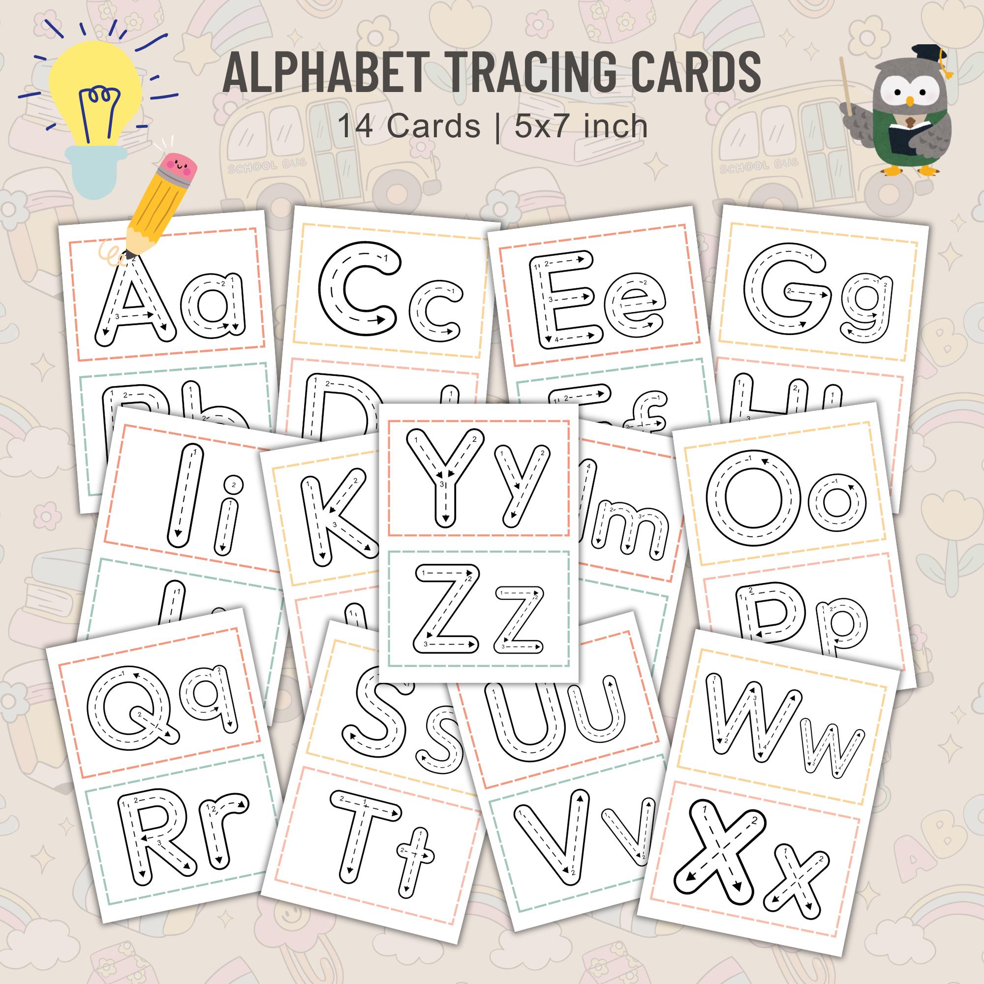 Make learning the alphabet simple and engaging with these Alphabet Tra...