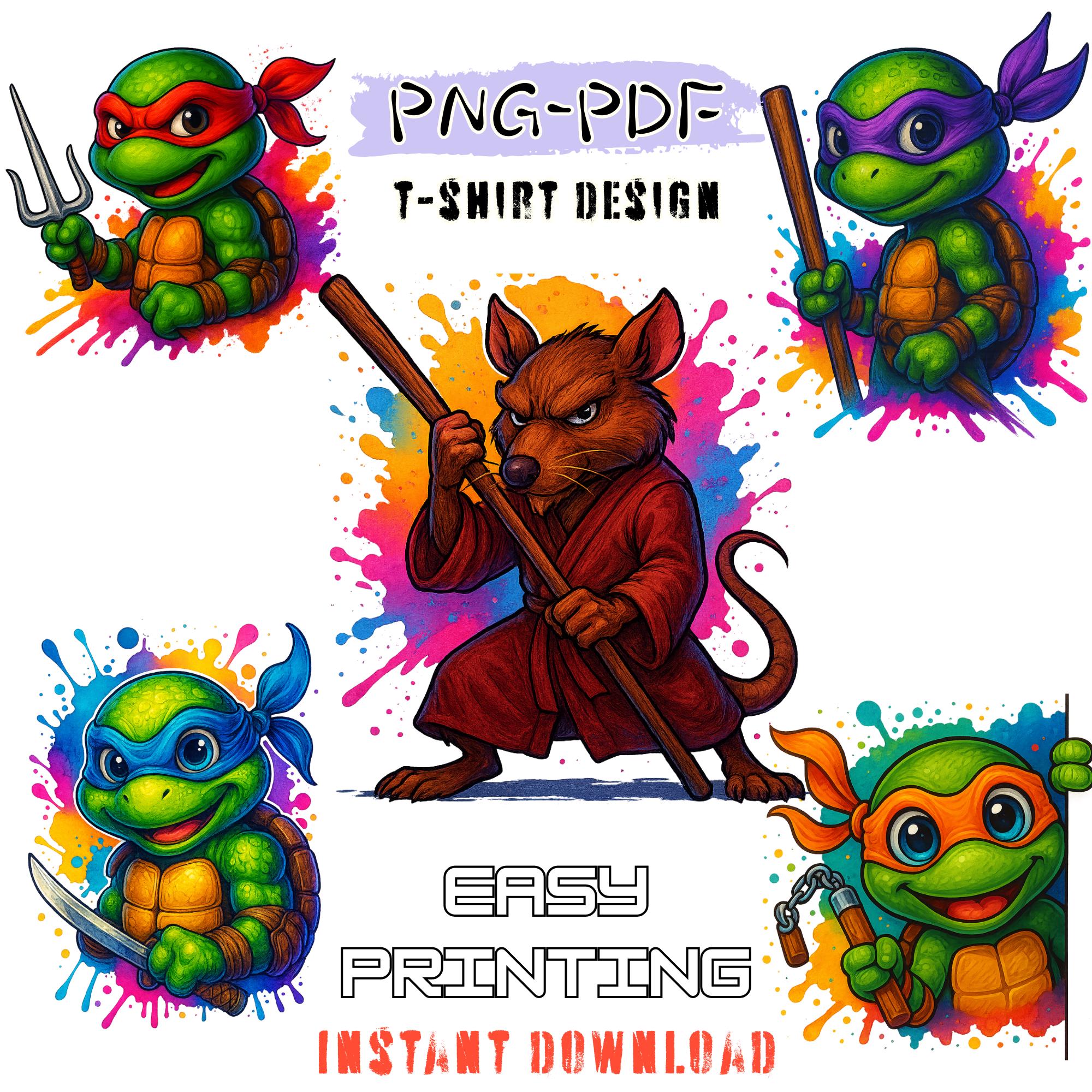Bring your walls to life with this vibrant Teenage Mutant Ninja Turtle...