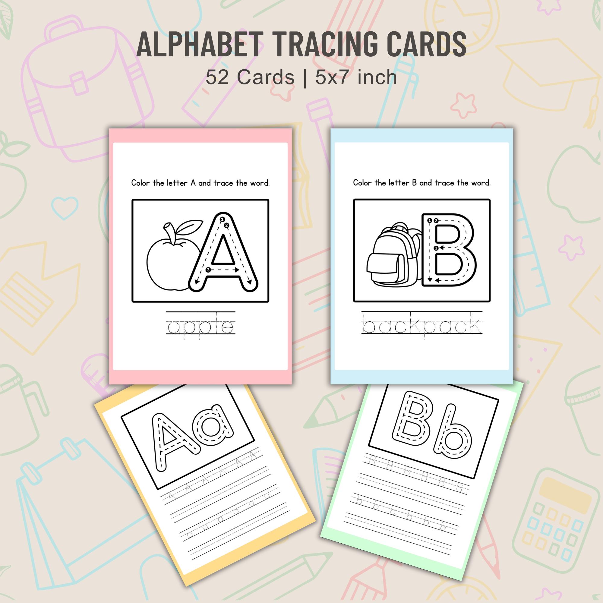 Make learning fun with this Alphabet Tracing Cards PDF!
This set inclu...