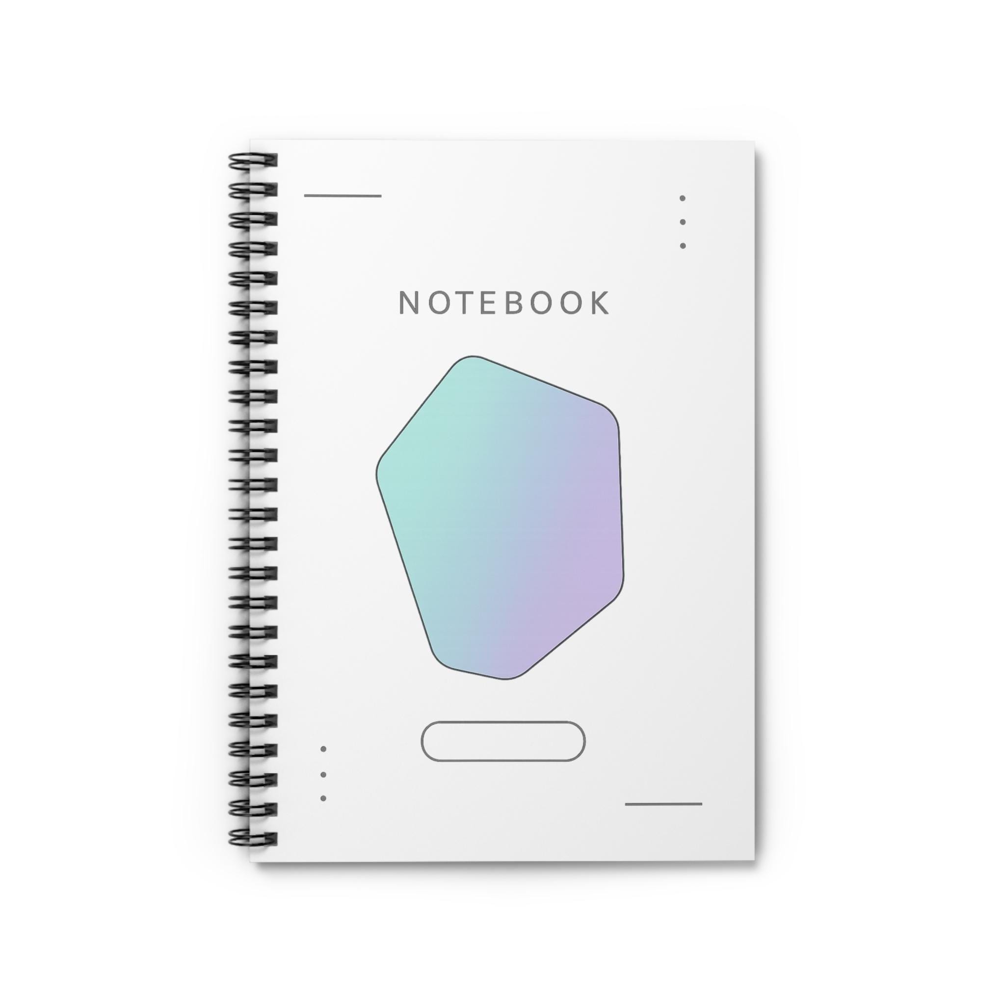 Floral Spiral Notebook - Ruled Line Journal, Cute Stationery for Schoo...