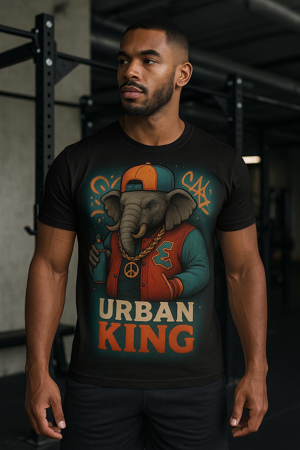 Bring street culture to life with the Urban King Elephant Print 🐘🔥 Thi...