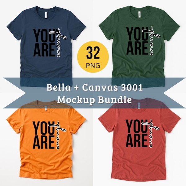 25 Realistic Flat Lay Shirt Mockups | Wrinkled PNG & JPG Files for Canva, Etsy POD