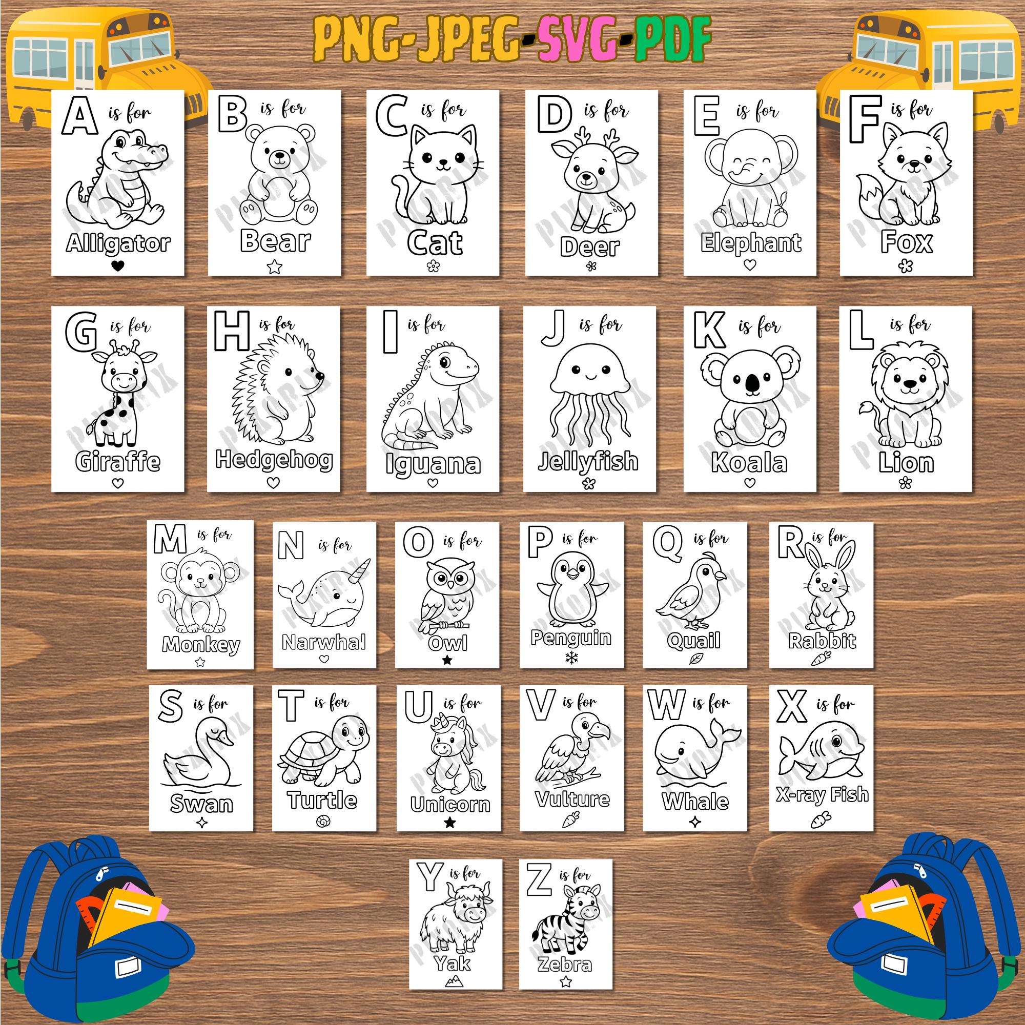 Make learning fun with this &quot;Z is for Zebra&quot; printable color...