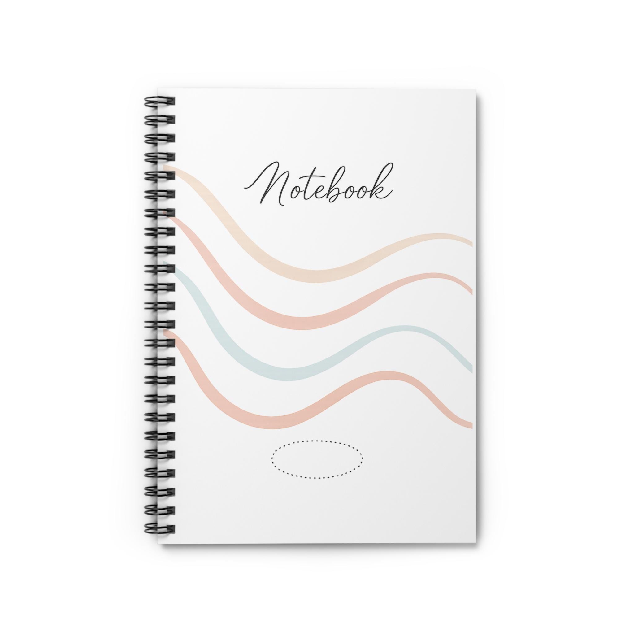 Floral Spiral Notebook with ruled lines, perfect for school or as a wr...