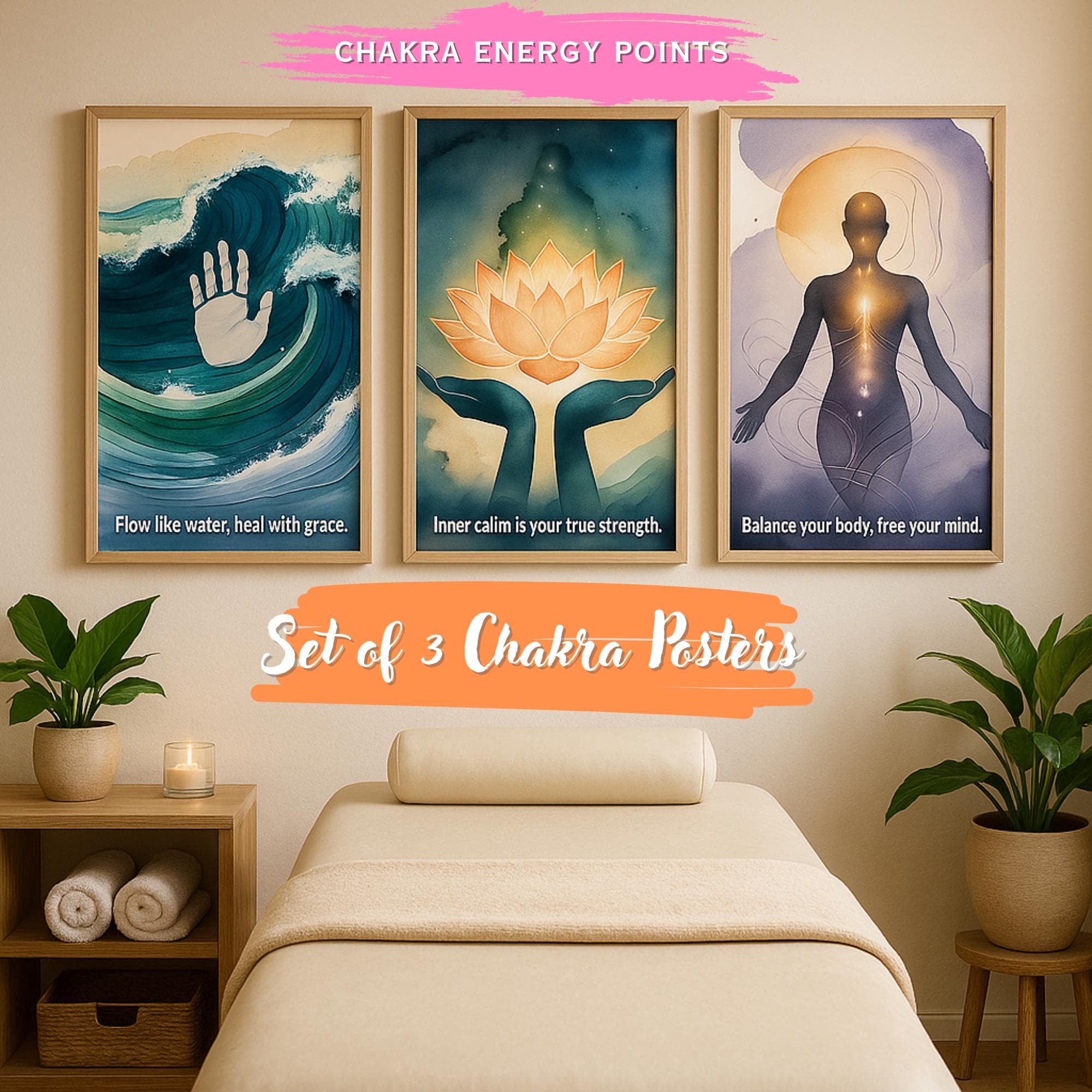 Balance Your Body. Free Your Mind.
This beautiful set of 3 chakra post...