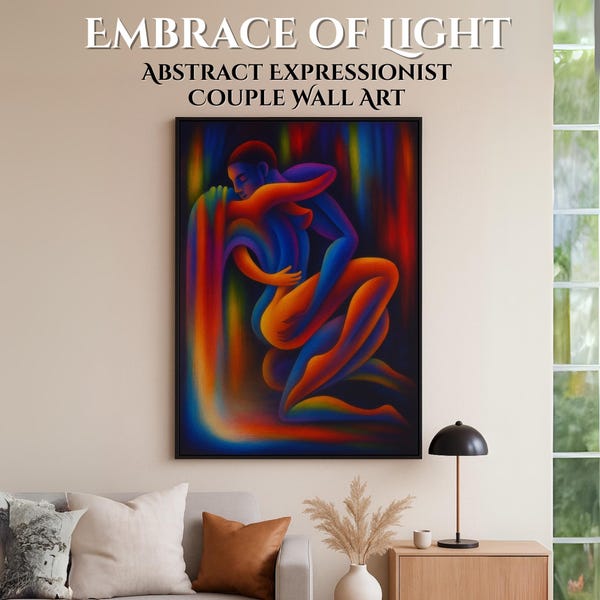 Colorful Figurative Painting | Digital Print for Modern Interiors