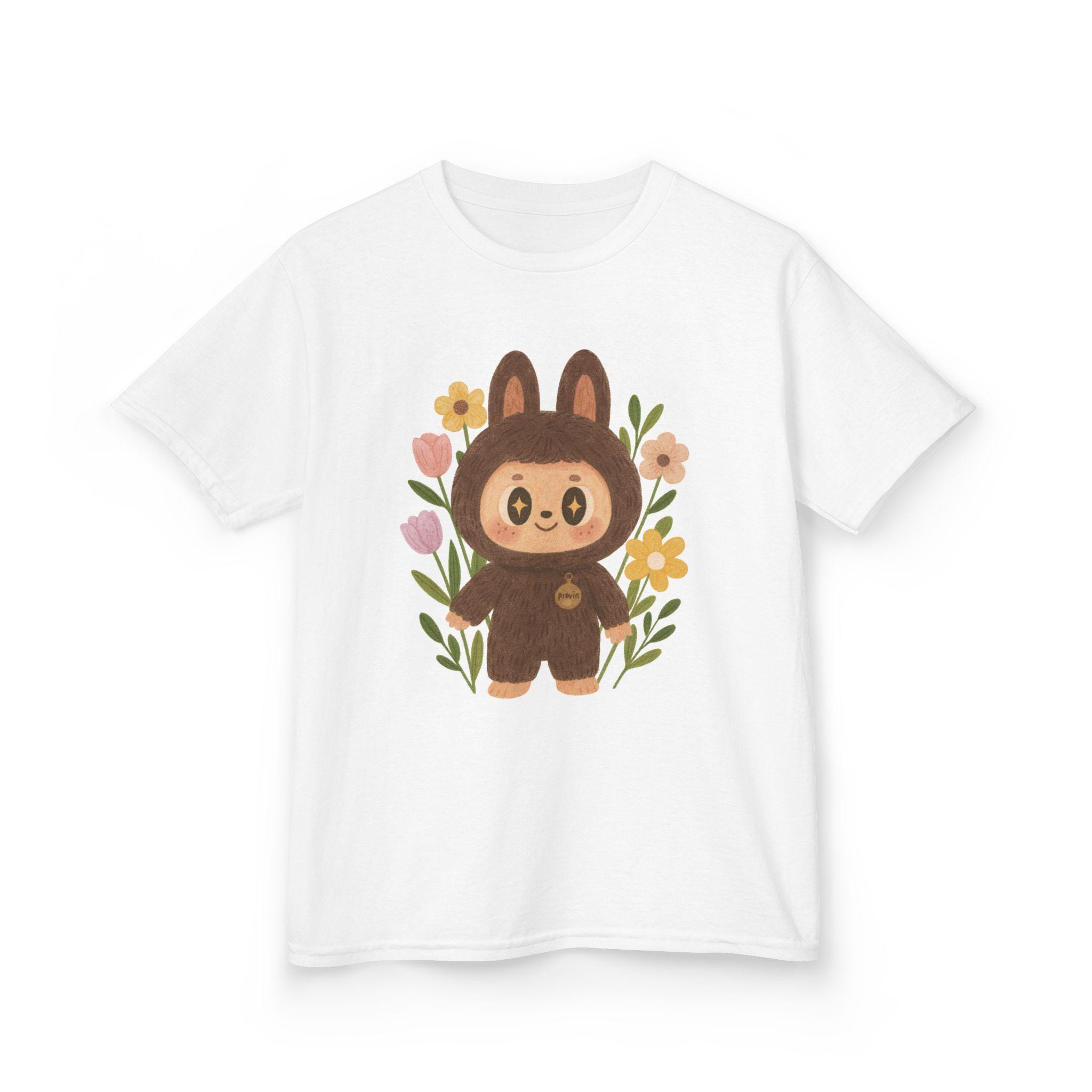 Labubu Bunny Costume Art Print T-Shirt for kids, perfect for decoratin...