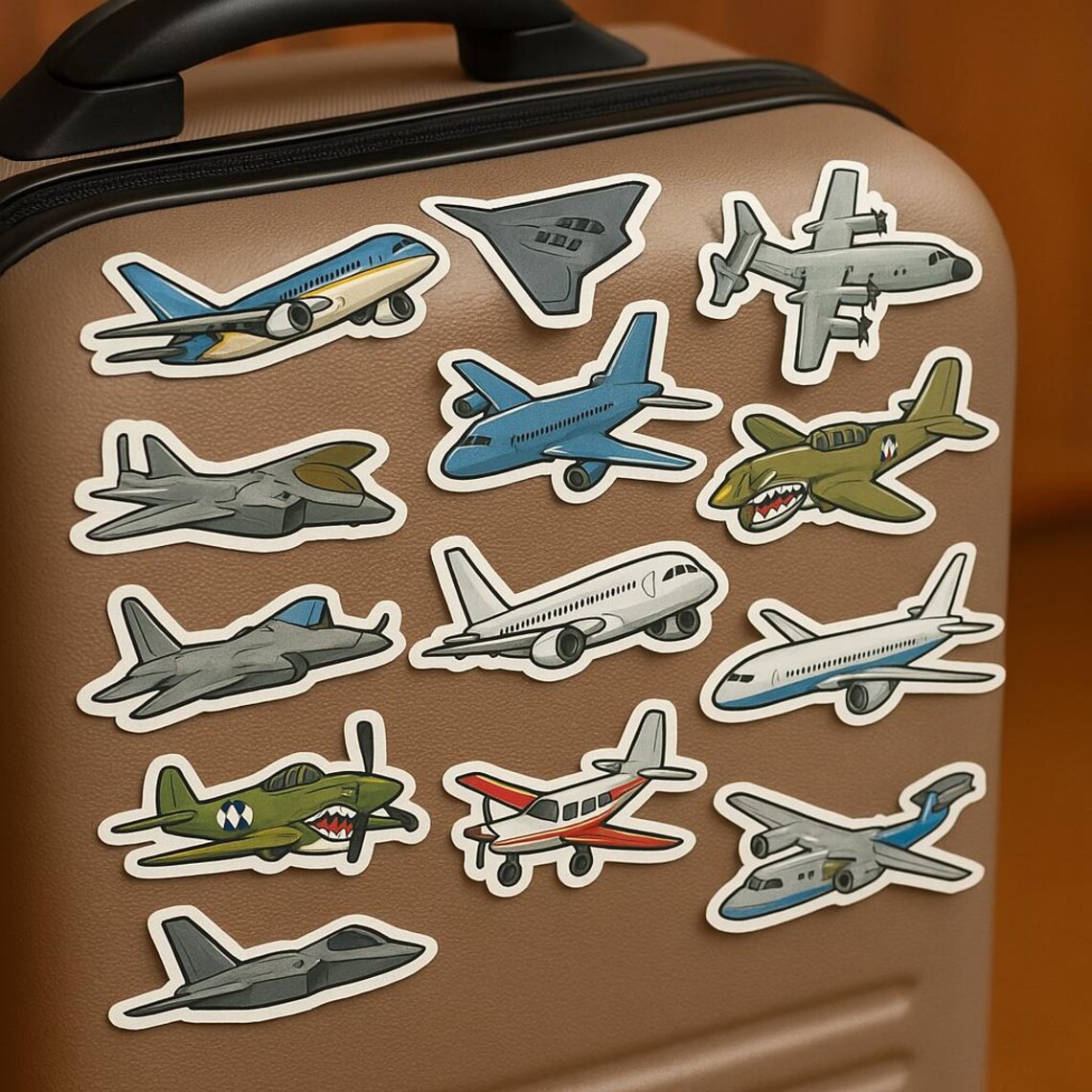 Airplane Stickers Bundle: Military & Civil Aviation PNG Decals - Etsy
