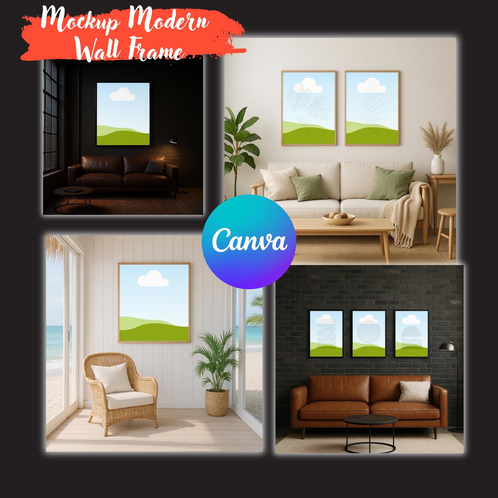 Present your artwork, posters, and digital prints beautifully with thi...