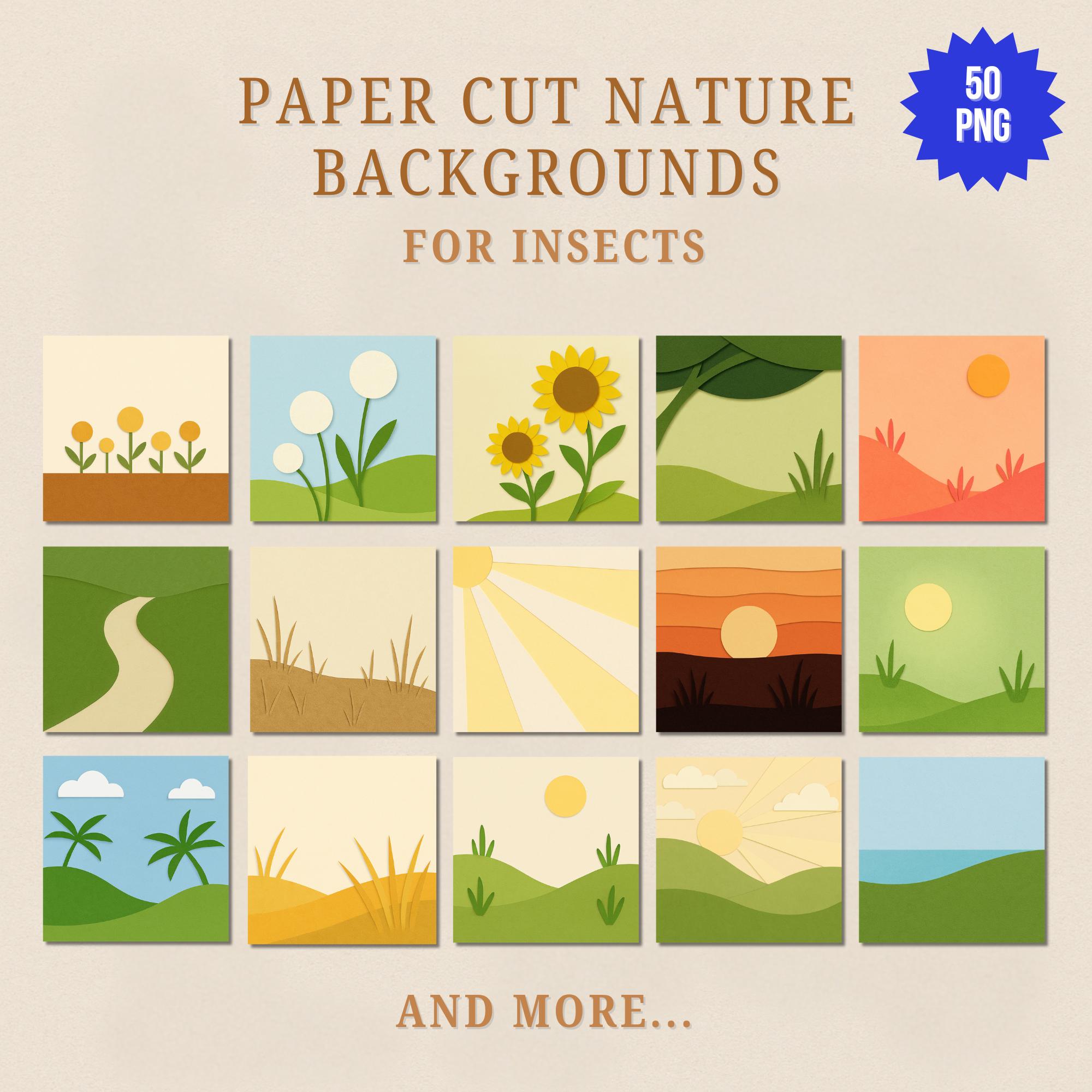 Whimsical Nature Scenes for Your Bug Creations!
Make your insect-theme...