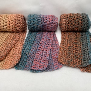 Color Choice Soft Crocheted Little Kid Scarf, Toddler Scarf