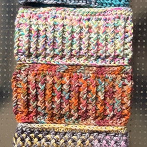 Color Choice Textured Headband, Crochet Ear Warmer