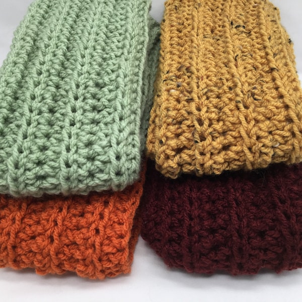 Choix de couleurs Écharpe au crochet enfant/enfant, écharpe d’hiver douce et confortable, écharpe adulte plus courte