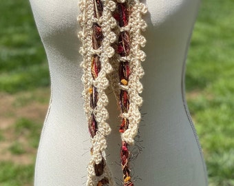 Luxurious Yarns Scarf/Fashion Scarf/Eyelash Yarn