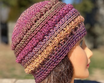 New Colors!!  Bumpy Beanie, Colorful Crochet Beanie
