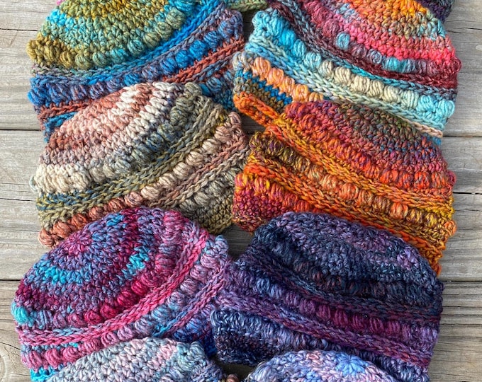 Color Choice Kid's Bumpy Beanie, Toddler Bumpy Beanie, Child's Crochet Hat