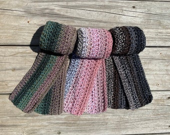 Color Choice Soft Sparkly Scarf, Kid's Thin Scarf, Skinny Scarf