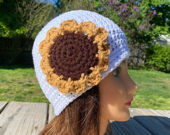 Cotton Sunflower Hat, Smaller Size Hat