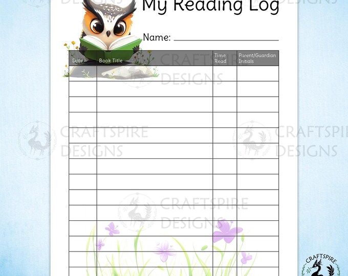 Reading Log Bundle for Kids, Printable Child Book Tracker, Reading ...