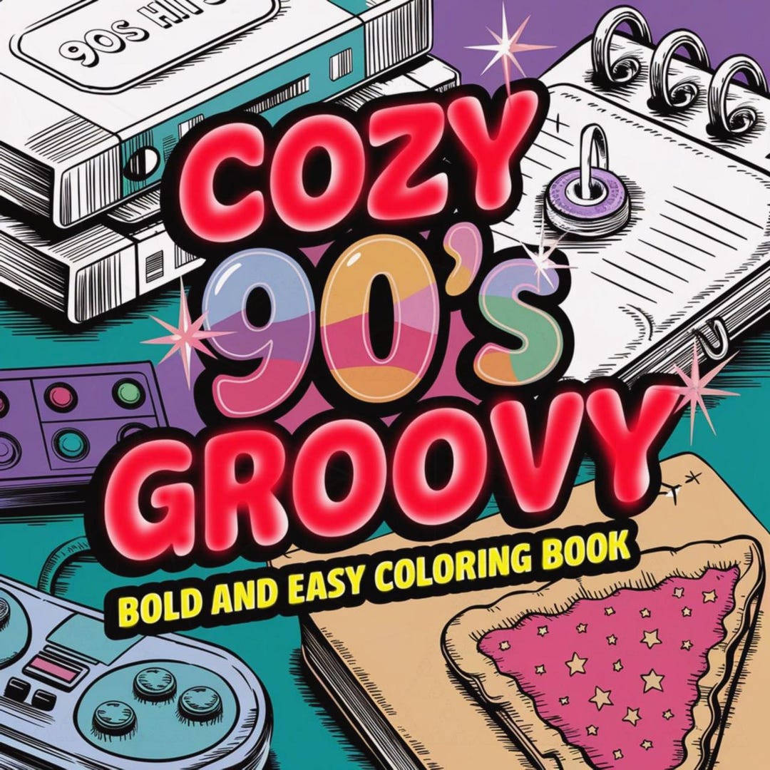 Coco Wyo Cozy and Groovy Coloring Book PDF – 102 Printable Pages for ...