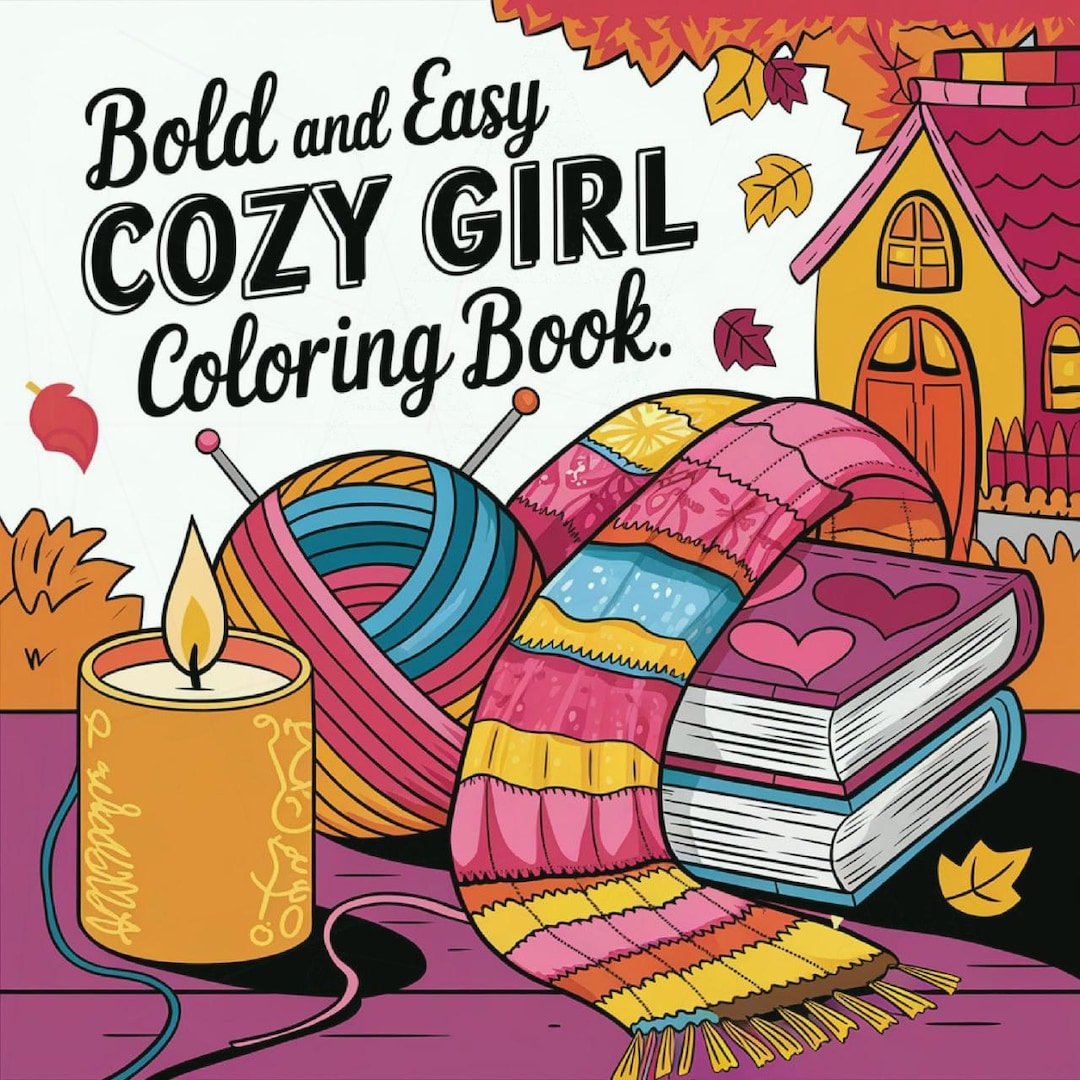 Coco Wyo Cozy Girl Coloring Book PDF – 100 Printable Pages for Kids ...