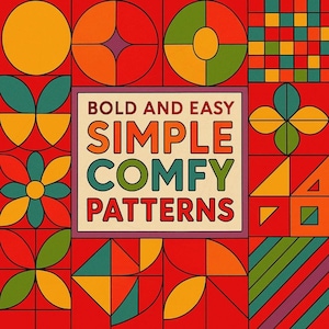 Pagine da colorare audaci e facili per bambini e adulti, semplici disegni a linee spesse, PDF stampabili, attività rilassante da scaricare digitalmente, 80 pagine, file PDF