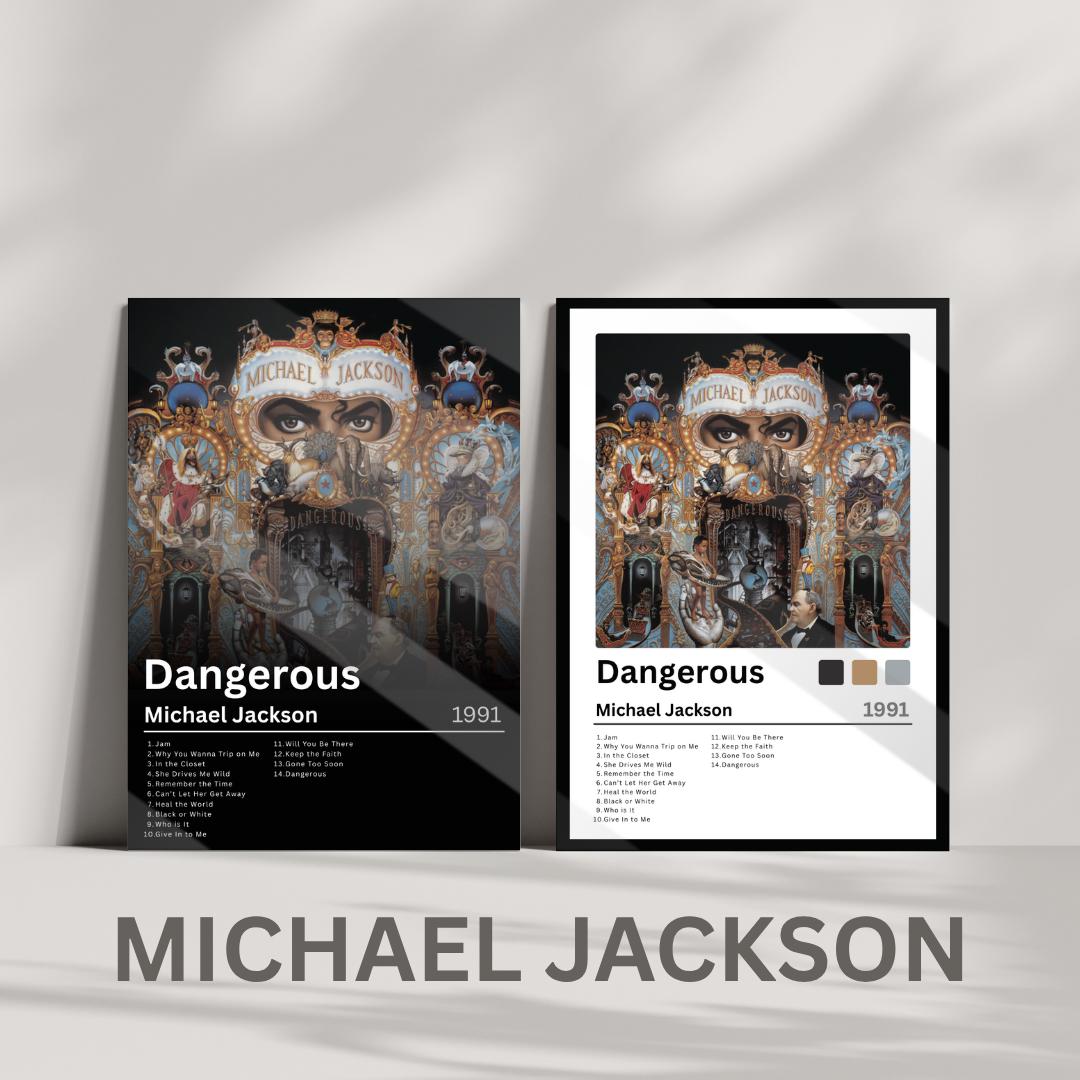 Dangerous Michael Jackson Poster - Etsy