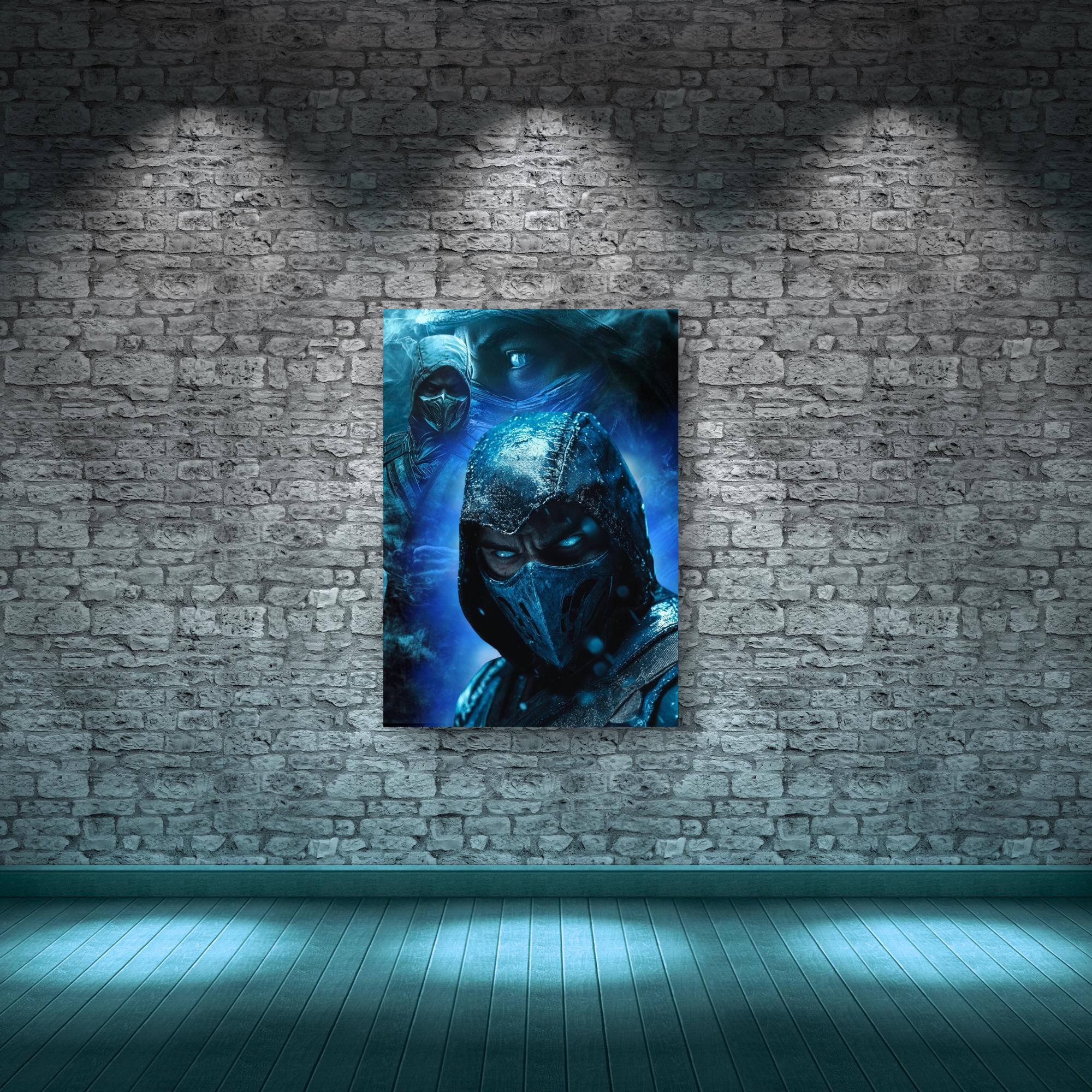 Sub Zero Digital Sub-zero Digital Art Print | Mortal Kombat Wall Art | Printable A1-A5 ...