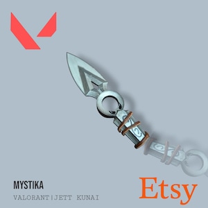 Valorant inspired Jett Cosplay Kunai