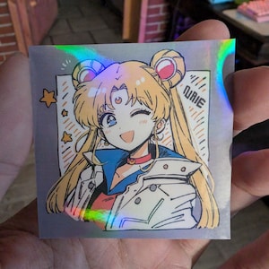 Sailor Moon inspired 3x Sticker oder 1x Magnet