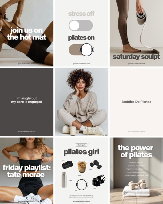 75 Pilates Instagram Posts