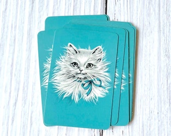 Vintage MINI Spielkarten - Kätzchen