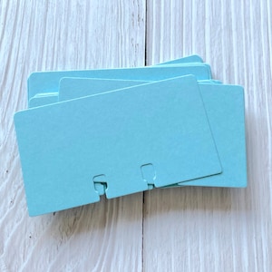 Vintage Blue Rolodex Cards - Small